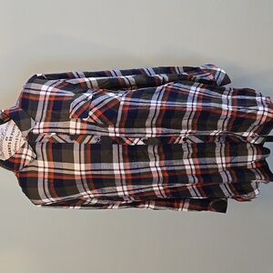 Long Flannel with Printed Back